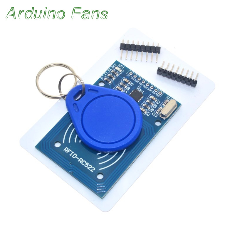 Advanced RC522-RFID Module with s50 Blank Card Key Ring Compatible with Arduinos
