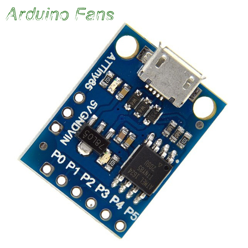 Digispark Kickstarter ATTINY85 Arduino General Micro USB Development Board_TI 