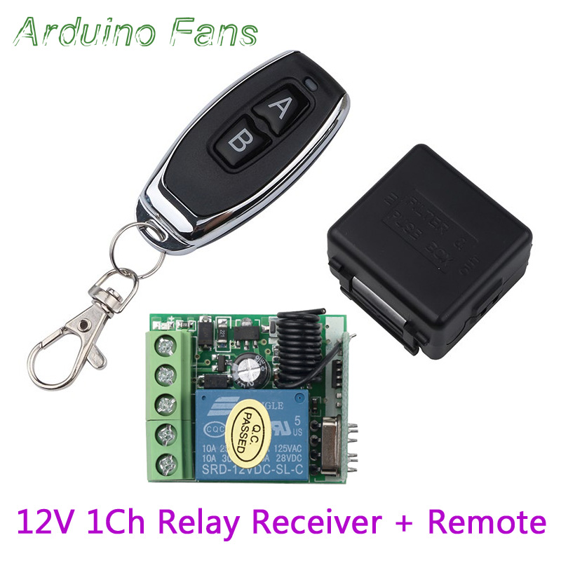 433Mhz 1CH RF Relay Receiver Wireless Remote Control Light Switch Micro Mod_me 